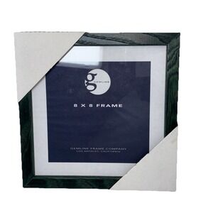 NEW Gemline Frame Company Square 8X8 Picture Frame Natural Texture Wood Hanging